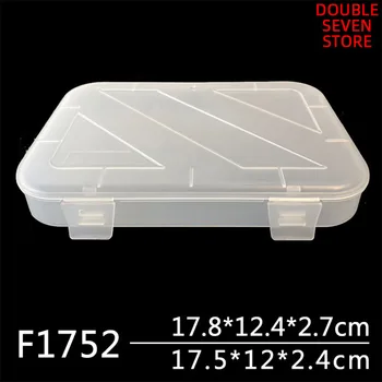 Viduje 17.5*12*2.4 cm PP Plastiko Dėžutė su sagtimi dalys elementas medžiagos rūšiavimas dėžutę