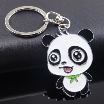 Panda Key chain Naujas Mielas Panda 