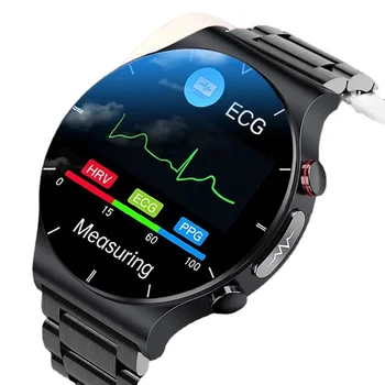 2022 Naujas Smart Watch Vyrų Kraujo Spaudimą, Širdies ritmą Stebėti EKG+PPG IP68 Vandeniui Fitness Tracker Smart Žiūrėti 